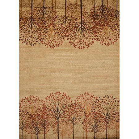Rlm Distribution 1 ft. 10 in. x 3 ft. Affinity Tree Blossom Accent Rug Natural HO3095078